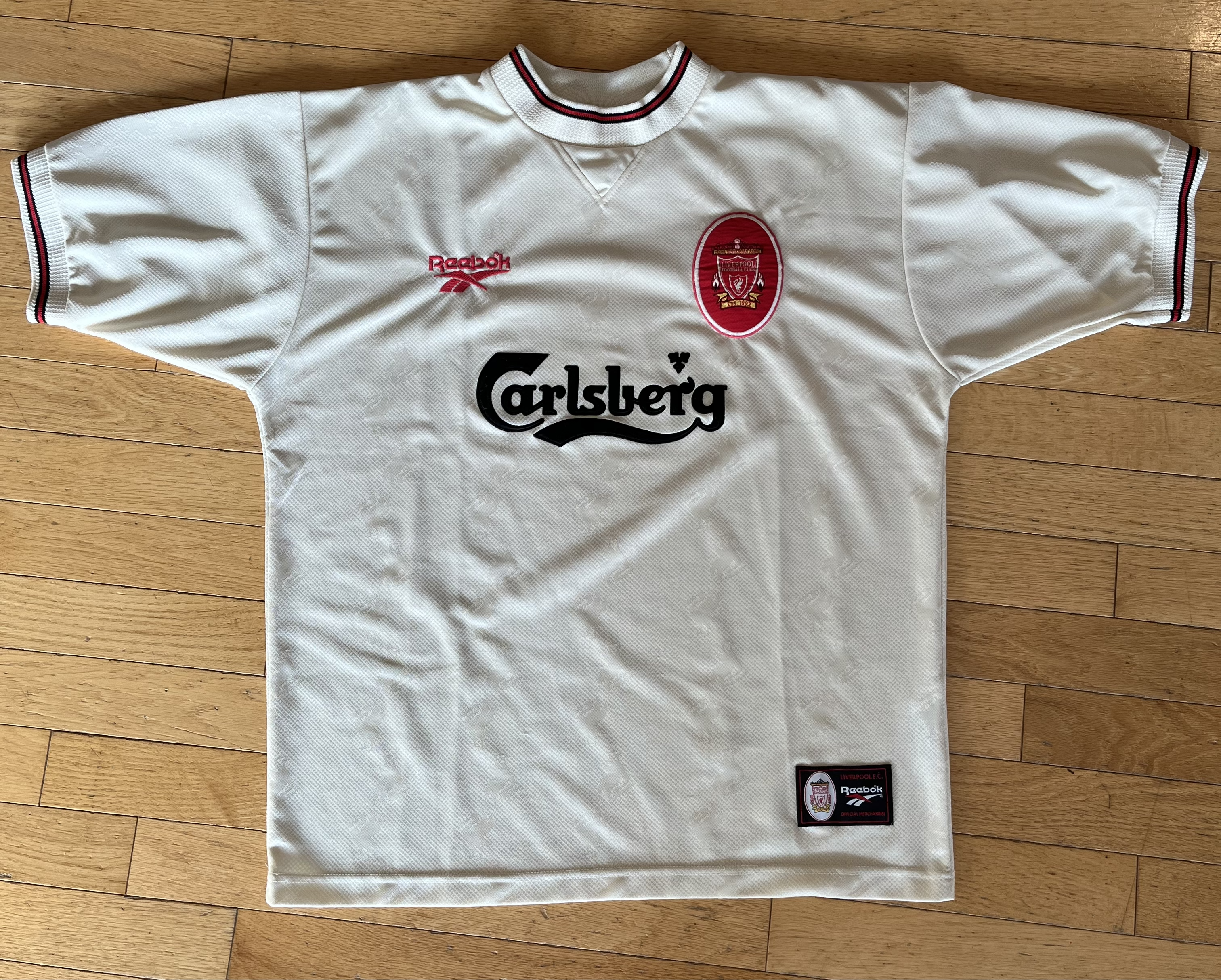 Liverpool Reebok 96 97 Away Size 42 44 Pirata Soccer