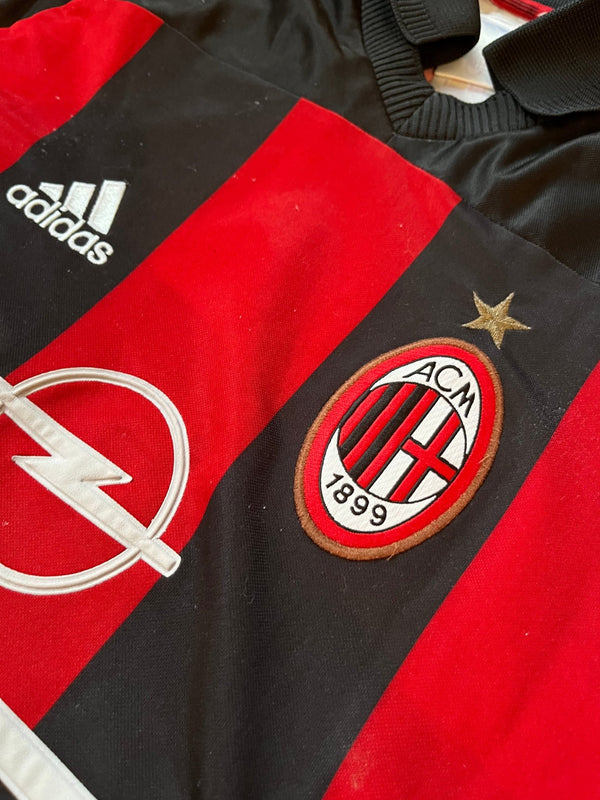 AC Milan 2001/02 vintage Home Jersey Taille Petite 